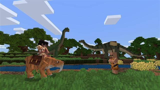 Screenshot of the Minecraft Bedrock Marketplace product Dinosaur Era created by Kubo Studios.