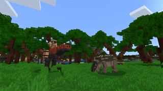 Screenshot of the Minecraft Bedrock Marketplace product Dinosaur Era created by Kubo Studios.