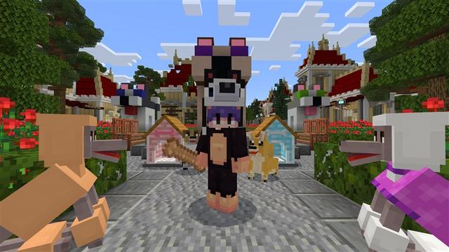 Screenshot of the Minecraft Bedrock Marketplace product Dogs City created by Kubo Studios.