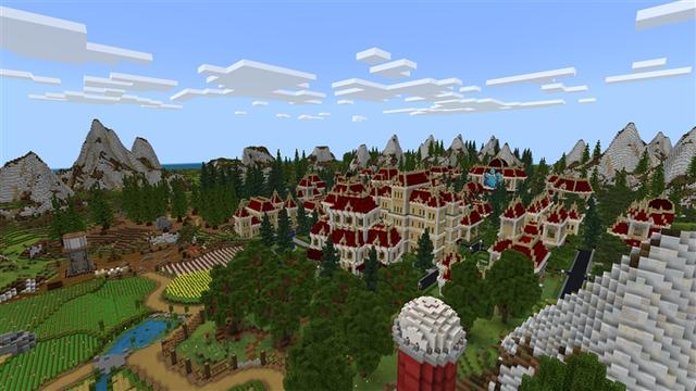 Screenshot of the Minecraft Bedrock Marketplace product Dogs City created by Kubo Studios.