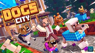 Thumbnail of the Minecraft Bedrock Marketplace product La ville des chiens created by Kubo Studios.
