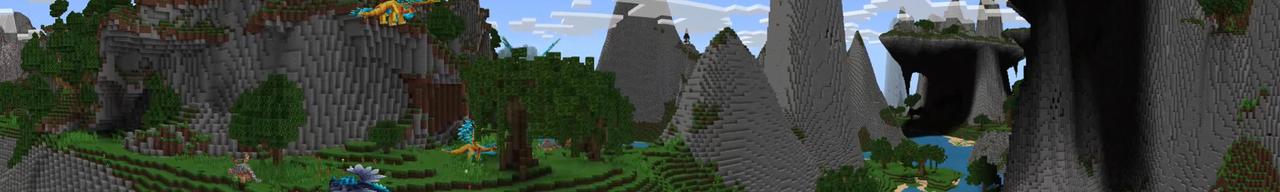 Panorama of the Minecraft Bedrock Marketplace product Dragon Legends created by Kubo Studios.