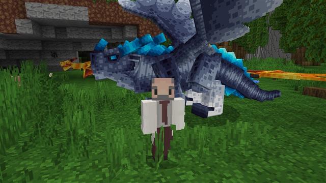 Screenshot of the Minecraft Bedrock Marketplace product Dragon Legends created by Kubo Studios.