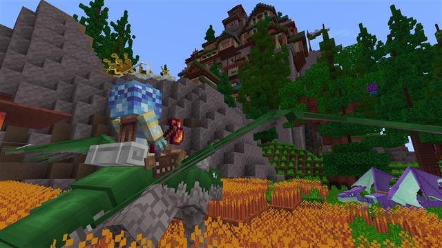 Screenshot of the Minecraft Bedrock Marketplace product Dragon Mash-up created by Kubo Studios.