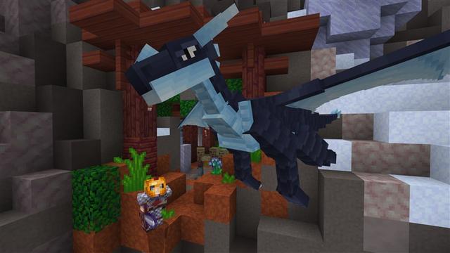 Screenshot of the Minecraft Bedrock Marketplace product Dragon Mash-up created by Kubo Studios.