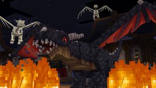 Screenshot of the Minecraft Bedrock Marketplace product Dragon Shifter created by Kubo Studios.