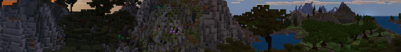 Panorama of the Minecraft Bedrock Marketplace product Dragon Survival created by Kubo Studios.