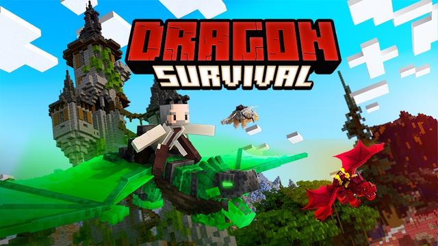 Thumbnail of the Minecraft Bedrock Marketplace product Supervivencia del Dragón created by Kubo Studios.