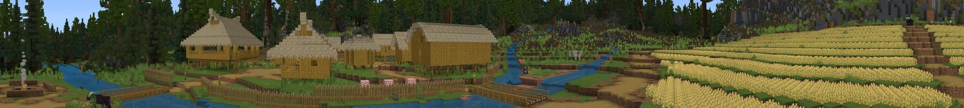 Panorama of the Minecraft Bedrock Marketplace product Endangered Animals Philippines created by Kubo Studios.
