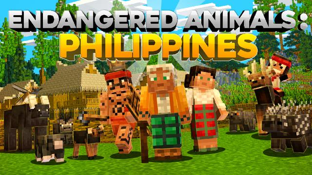 Thumbnail of the Minecraft Bedrock Marketplace product Endangered Animals Philippines created by Kubo Studios.