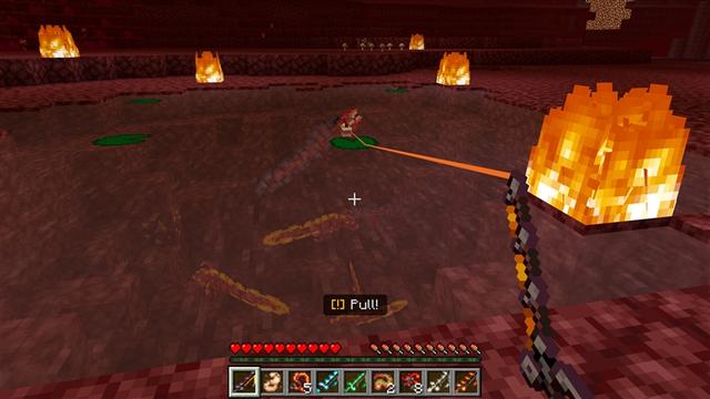 Screenshot of the Minecraft Bedrock Marketplace product FISHING++ Add-On created by Kubo Studios.