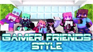 Thumbnail of the Minecraft Bedrock Marketplace product Gamer Friends Style created by Kubo Studios.