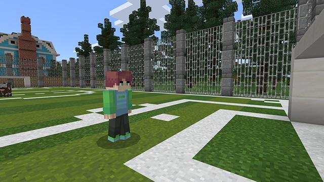 Screenshot of the Minecraft Bedrock Marketplace product Happy Town created by Kubo Studios.