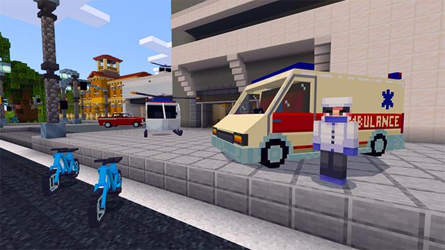 Screenshot of the Minecraft Bedrock Marketplace product Happy Town created by Kubo Studios.