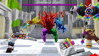 Screenshot of the Minecraft Bedrock Marketplace product Infinity Weapons created by Kubo Studios.