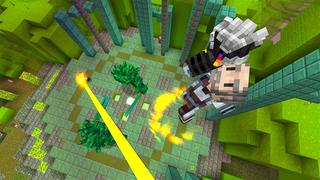 Screenshot of the Minecraft Bedrock Marketplace product Infinity Weapons created by Kubo Studios.