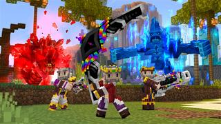 Screenshot of the Minecraft Bedrock Marketplace product Infinity Weapons created by Kubo Studios.