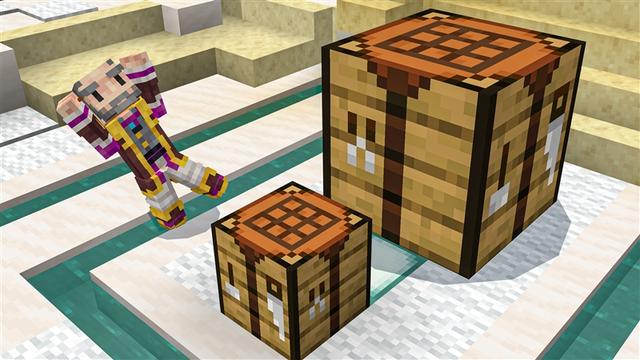 Screenshot of the Minecraft Bedrock Marketplace product Infinity Weapons created by Kubo Studios.