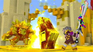 Screenshot of the Minecraft Bedrock Marketplace product Infinity Weapons created by Kubo Studios.