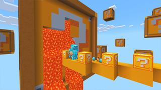 Screenshot of the Minecraft Bedrock Marketplace product Lucky Block Factory created by Kubo Studios.