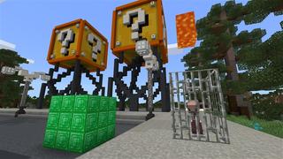 Screenshot of the Minecraft Bedrock Marketplace product Lucky Block++ created by Kubo Studios.