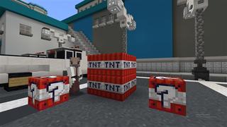 Screenshot of the Minecraft Bedrock Marketplace product Lucky Block++ created by Kubo Studios.