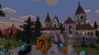 Screenshot of the Minecraft Bedrock Marketplace product Lucky Block: Scary Edition created by Kubo Studios.
