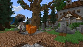 Screenshot of the Minecraft Bedrock Marketplace product Lucky Block: Scary Edition created by Kubo Studios.