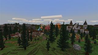 Screenshot of the Minecraft Bedrock Marketplace product Lucky Block: Scary Edition created by Kubo Studios.