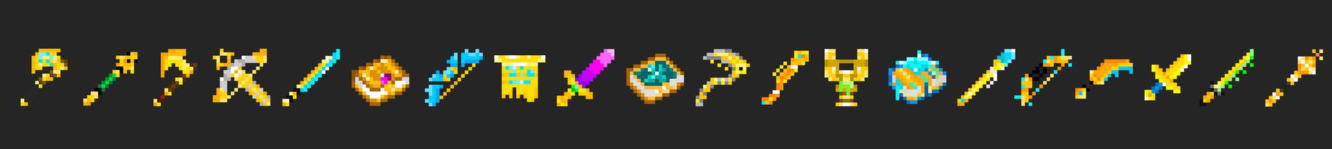 Panorama of the Minecraft Bedrock Marketplace product Lucky Block Weapons created by Kubo Studios.