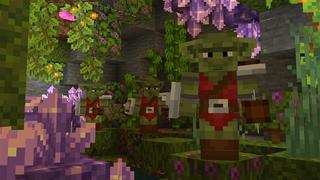 Screenshot of the Minecraft Bedrock Marketplace product Lucky Block Weapons created by Kubo Studios.