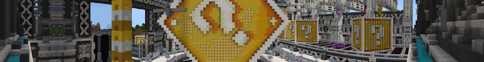 Panorama of the Minecraft Bedrock Marketplace product LUCKY BLOCK! created by Kubo Studios.