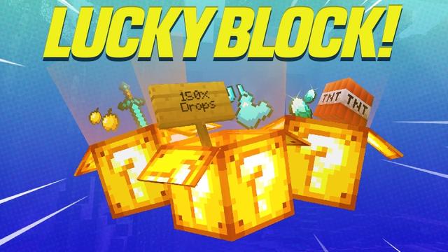 Thumbnail of the Minecraft Bedrock Marketplace product LUCKY BLOCK! created by Kubo Studios.