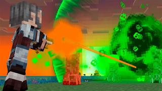 Screenshot of the Minecraft Bedrock Marketplace product Mob Blasters created by Kubo Studios.