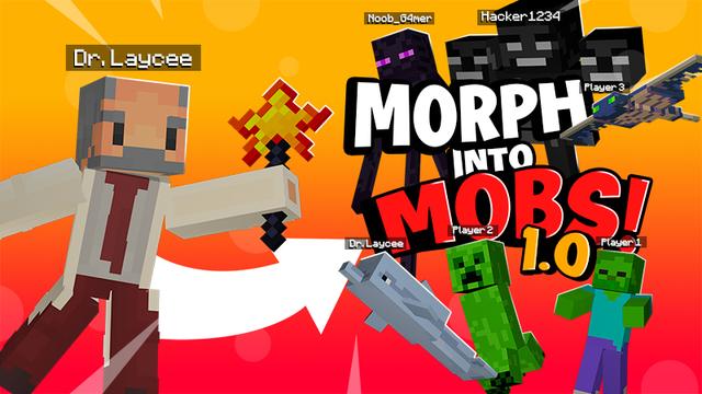 Thumbnail of the Minecraft Bedrock Marketplace product MORPH INTO MOBS! created by Kubo Studios.