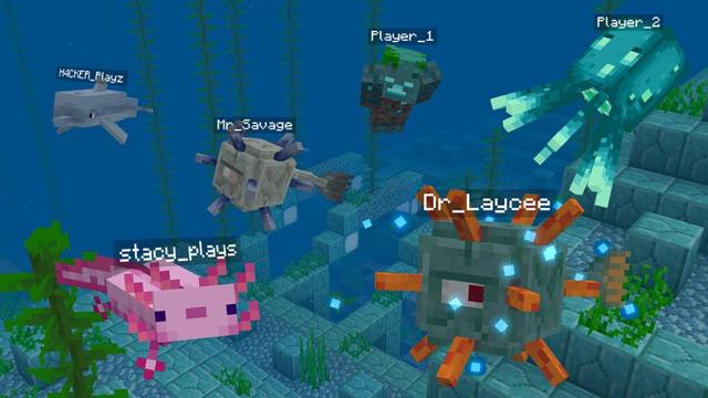 Screenshot of the Minecraft Bedrock Marketplace product MORPH Add-On created by Kubo Studios.