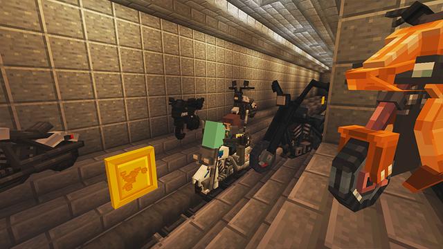 Screenshot of the Minecraft Bedrock Marketplace product Motorcycle City created by Kubo Studios.