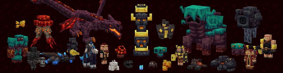 Panorama of the Minecraft Bedrock Marketplace product NETHER REIMAGINED created by Kubo Studios.