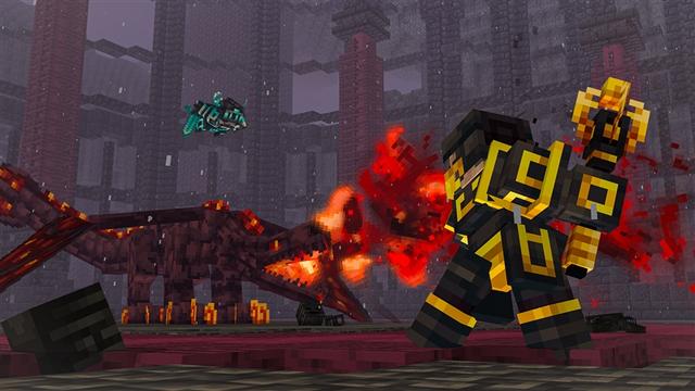 Screenshot of the Minecraft Bedrock Marketplace product NETHER REIMAGINED created by Kubo Studios.