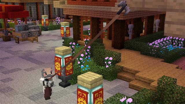 Screenshot of the Minecraft Bedrock Marketplace product Ninja Academy created by Kubo Studios.