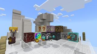 Screenshot of the Minecraft Bedrock Marketplace product One Block Lucky Block created by Kubo Studios.