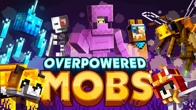 Thumbnail of the Minecraft Bedrock Marketplace product Overpowered Mobs created by Kubo Studios.