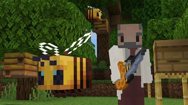 Screenshot of the Minecraft Bedrock Marketplace product Overpowered Swords created by Kubo Studios.