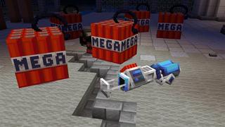 Screenshot of the Minecraft Bedrock Marketplace product OVERPOWERED TNT created by Kubo Studios.