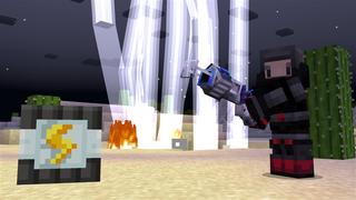 Screenshot of the Minecraft Bedrock Marketplace product OVERPOWERED TNT created by Kubo Studios.