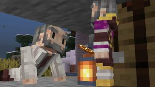 Screenshot of the Minecraft Bedrock Marketplace product Overpowered Totems created by Kubo Studios.