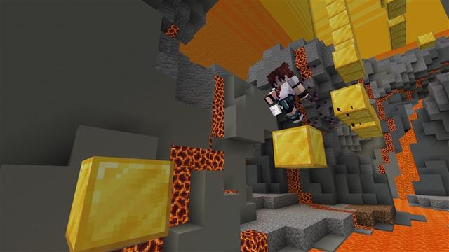 Screenshot of the Minecraft Bedrock Marketplace product Parkour World created by Kubo Studios.