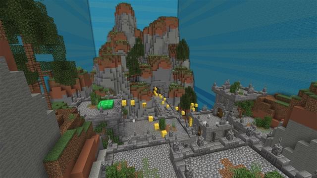 Screenshot of the Minecraft Bedrock Marketplace product Parkour World created by Kubo Studios.