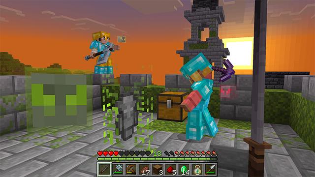 Screenshot of the Minecraft Bedrock Marketplace product PILLAGERS++ Add-On created by Kubo Studios.