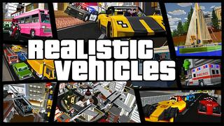 Thumbnail of the Minecraft Bedrock Marketplace product Realistic Vehicles created by Kubo Studios.